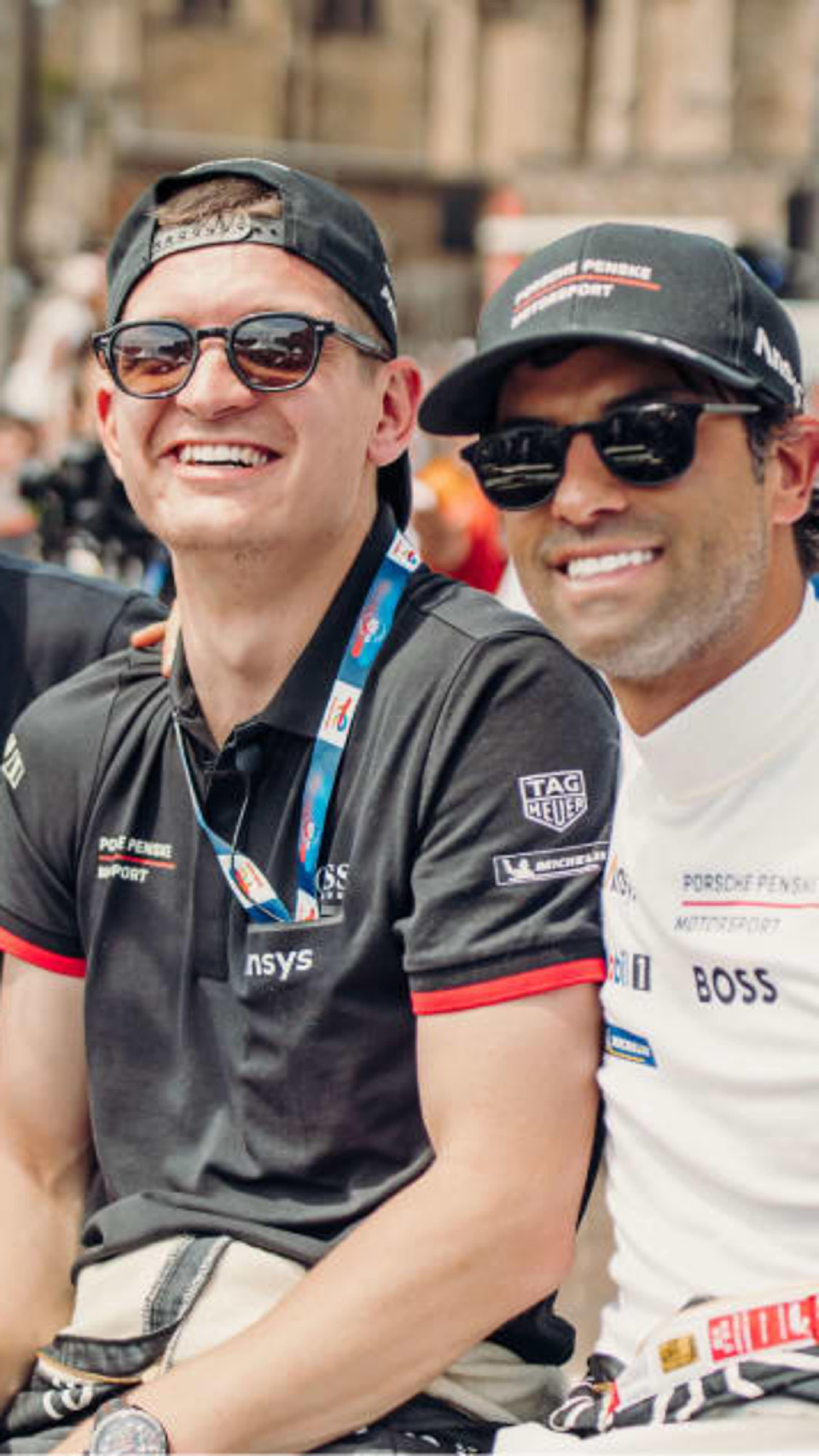 Felipe Nasr with Porsche racing team